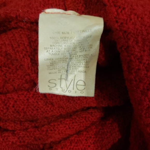 ❤ Retro/vintagecowl neck drapy poncho - Picture 6 of 6